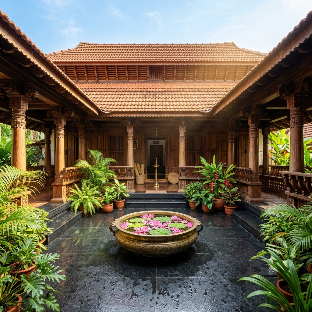 Nadumuttam Quadrangle Courtyard